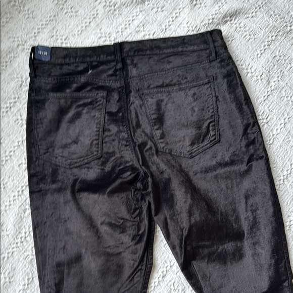 Lucky Brand Ava Velvet Black Skinny Pants - Picture 3 of 15